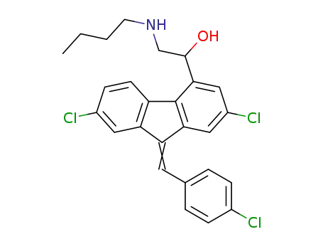 Molecular Structure of 252990-19-5 (Desbutyl LuMefantrine)