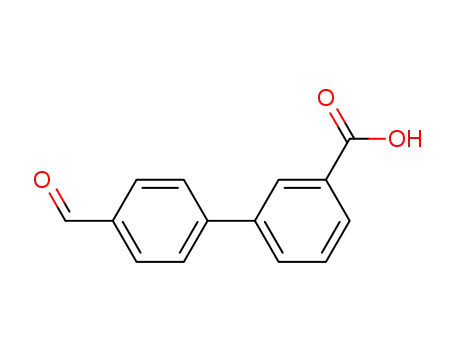 Molecular Structure of 222180-20-3 (4'-FORMYL-BIPHENYL-3-CARBOXYLIC ACID)