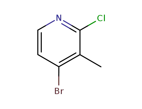 Molecular Structure of 128071-86-3 (2-Chloro-4-Bromo-3-Picoline)