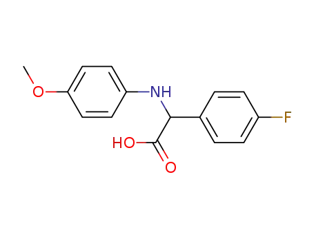 (4-fluoro-phenyl)-(4-methoxy-phenylamino)-acetic acid