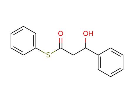 Molecular Structure of 42479-96-9 (S-phenyl 3-hydroxy-3-phenylpropanethioate)
