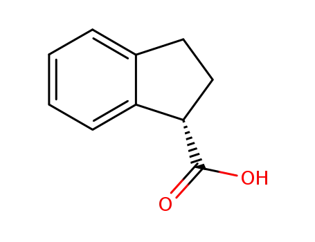 Molecular Structure of 68000-22-6 (1H-Indene-1-carboxylic acid, 2,3-dihydro-, (S)-)