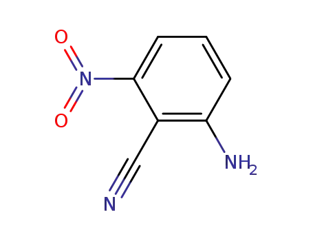 Molecular Structure of 63365-23-1 (2-AMINO-6-NITROBENZONITRILE)