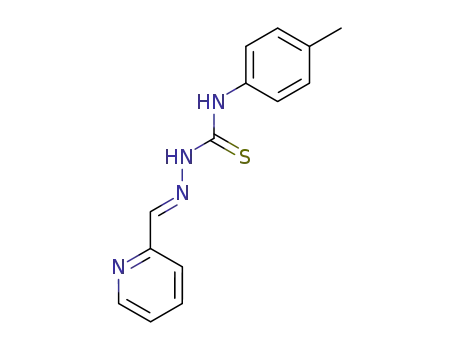 Molecular Structure of 97213-82-6 ((E)-1-(pyridin-2-ylmethylene)-4-p-tolylthiosemicarbazide)