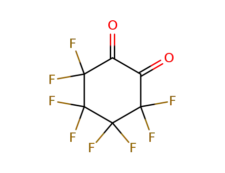 Molecular Structure of 111511-41-2 (1,2-Cyclohexanedione, 3,3,4,4,5,5,6,6-octafluoro-)