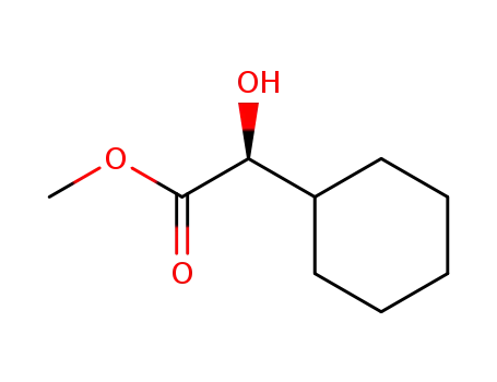 Molecular Structure of 121099-13-6 (Cyclohexaneacetic acid, a-hydroxy-, methyl ester, (S)-)