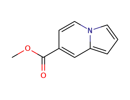 Molecular Structure of 887602-89-3 (methyl indolizine-7-carboxylate)