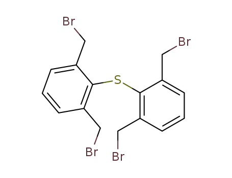 Molecular Structure of 112399-10-7 (Benzene, 1,1'-thiobis[2,6-bis(bromomethyl)-)