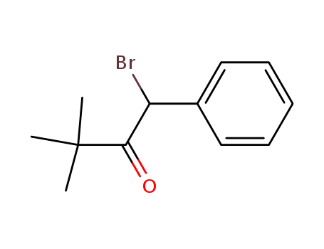 Molecular Structure of 43121-47-7 (2-Butanone, 1-bromo-3,3-dimethyl-1-phenyl-)