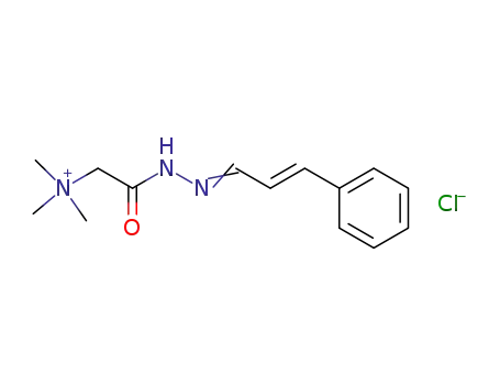 (<i>trans</i>-cinnamylidenehydrazinocarbonyl-methyl)-trimethyl-ammonium; chloride