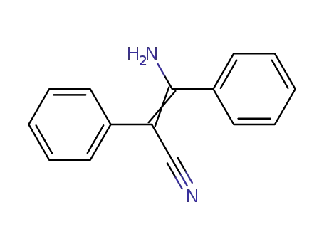 Molecular Structure of 41278-43-7 ((2E)-3-amino-2,3-diphenylprop-2-enenitrile)
