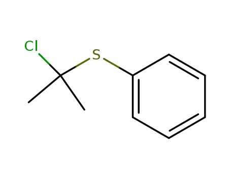 Molecular Structure of 101259-36-3 (Benzene, [(1-chloro-1-methylethyl)thio]-)