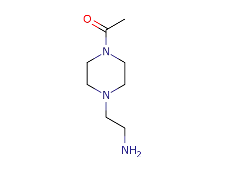 Molecular Structure of 148716-35-2 (1-[4-(2-AMINOETHYL)PIPERAZIN-1-YL]ETHANONE)