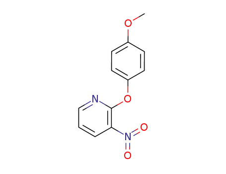 Molecular Structure of 76893-48-6 (2-(4-METHOXYPHENOXY)-3-NITROPYRIDINE)