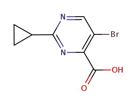 5-BROMO-2-CYCLOPROPYLPYRIMIDINE-4-CARBOXYLIC ACID