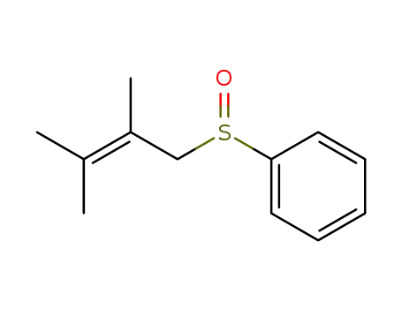 Molecular Structure of 101384-22-9 (1-(phenylsulfinyl)-2,3-dimethyl-2-butene)