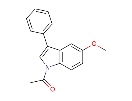 1-(5-methoxy-3-phenyl-1H-indol-1-yl)ethan-1-one