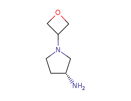 Molecular Structure of 1256667-60-3 ((3S)-1-(3-oxetanyl)-3-PyrrolidinaMine)