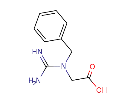 Molecular Structure of 35404-63-8 (N-benzyl-N-carbamimidoylglycine)
