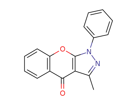 3-methyl-1-phenylchromeno[2,3-c]pyrazol-4(1H)-one