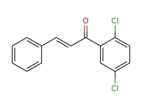 Molecular Structure of 86018-63-5 (2-Propen-1-one, 1-(2,5-dichlorophenyl)-3-phenyl-)