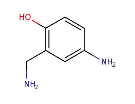 Molecular Structure of 79352-72-0 (4-Amino-2-aminomethylphenol)