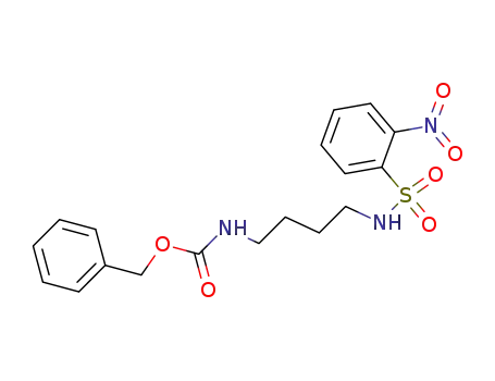N-(2-nitrobenzenesulfonyl)-N'-(benzyloxycarbonyl)-1,4-diaminobutane