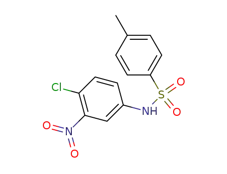 Molecular Structure of 16330-01-1 (N-(4-chloro-3-nitrophenyl)-4-methylbenzenesulfonamide)