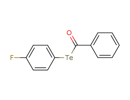Molecular Structure of 143565-02-0 (Tellurobenzoic acid Te-(4-fluoro-phenyl) ester)