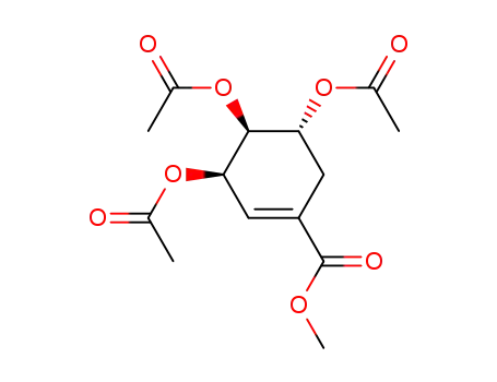 1-Cyclohexene-1-carboxylic acid, 3,4,5-tris(acetyloxy)-, methyl ester,
(3R,4S,5R)-