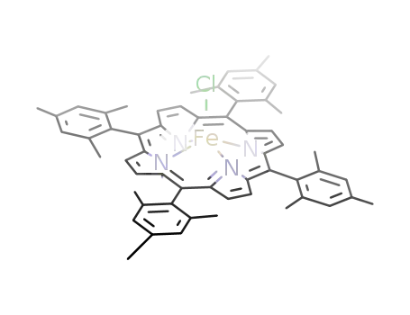 Fe(tetra-(2,4,6-trimethyl)porphyrin)Cl