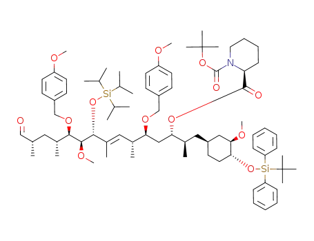 Molecular Structure of 148933-91-9 (C<sub>80</sub>H<sub>123</sub>NO<sub>13</sub>Si<sub>2</sub>)