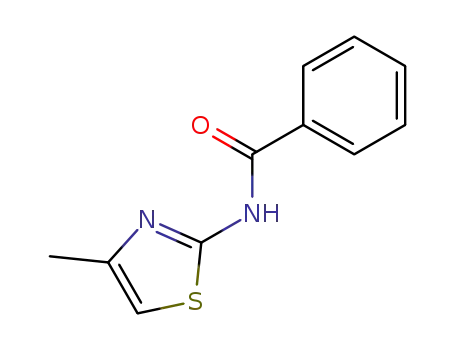 Molecular Structure of 37529-67-2 (N-(4-methylthiazol-2-yl)benzamide)