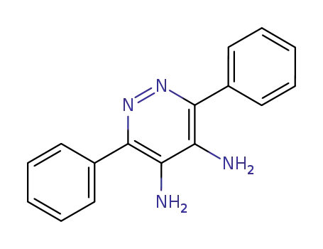 Molecular Structure of 7463-80-1 (3,6-diphenylpyridazine-4,5-diamine)