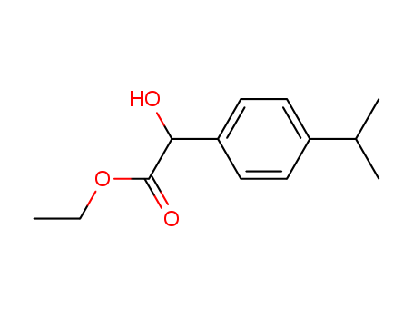 Benzeneacetic acid, a-hydroxy-4-(1-methylethyl)-,ethyl ester cas  6283-47-2