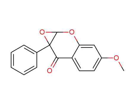Molecular Structure of 76182-75-7 (7-methoxyisoflavone epoxide)