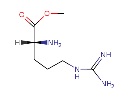 Molecular Structure of 65160-70-5 (D-Arginine, methyl ester)