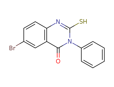 4(1H)-Quinazolinone, 6-bromo-2,3-dihydro-3-phenyl-2-thioxo-