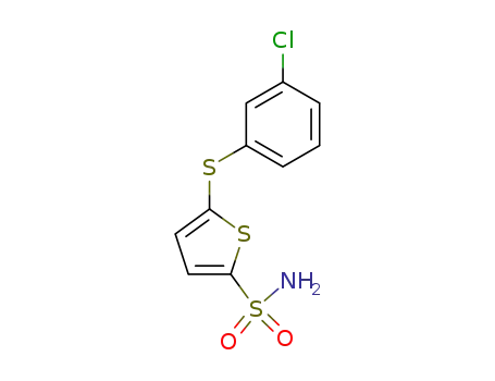 2-Thiophenesulfonamide, 5-[(3-chlorophenyl)thio]-