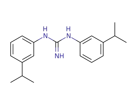 Molecular Structure of 128413-40-1 (Guanidine, N,N'-bis[3-(1-methylethyl)phenyl]-)