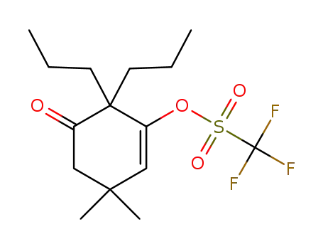 3,3-dimethyl-5-oxo-6,6-dipropylcyclohex-1-en-1-yl trifluoromethanesulfonate