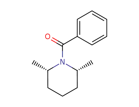 Piperidine, 1-benzoyl-2,6-dimethyl-, (2R,6S)-rel-