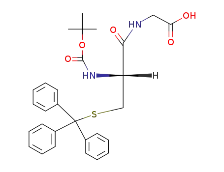 Glycine,
N-[N-[(1,1-dimethylethoxy)carbonyl]-S-(triphenylmethyl)-L-cysteinyl]-