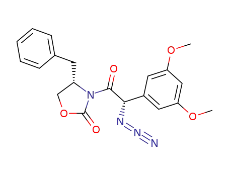 (S)-3-[(S)-2-Azido-2-(3,5-dimethoxy-phenyl)-acetyl]-4-benzyl-oxazolidin-2-one