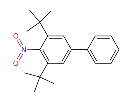 Molecular Structure of 143726-80-1 (3,5-DITERTBUTYL-4-NITROBIPHENYL)