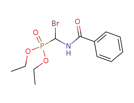 diethyl α-bromo-α-(benzoylamino)methylphosphonate