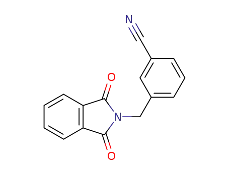 Molecular Structure of 62898-68-4 (3-((1,3-dioxoisoindolin-2-yl)Methyl)benzonitrile)
