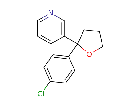 3-[2-(4-chloro-phenyl)-tetrahydro-furan-2-yl]-pyridine