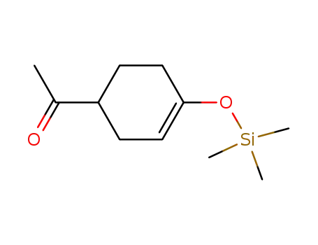 Molecular Structure of 61692-28-2 (Ethanone, 1-[4-[(trimethylsilyl)oxy]-3-cyclohexen-1-yl]-)