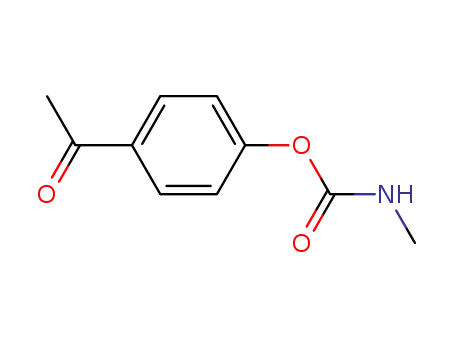 Molecular Structure of 1135-43-9 ((4-acetylphenyl) N-methylcarbamate)